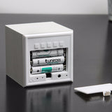 Cube White Click Clock / White LED