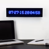LED Calendar Wall Click Clock