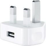 USB Lead and Adapter (Power Supply for Cube, Brick, Slab, Wall and Message Clocks)